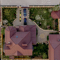 Luftbild für als Grundlage für Visualisierung Immobilien-Inserat